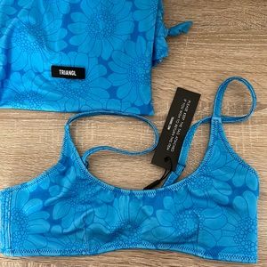 TRIANGL Swimwear Bikini Top, Size Small
